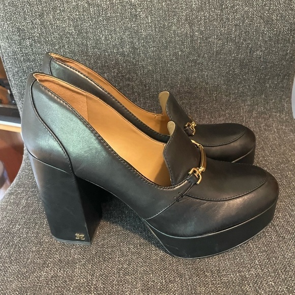 Sam Edelman Aurelie Black Platform Loafers - Picture 2 of 12